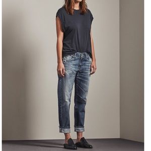 AG Ex boyfriend crop jeans -sz 27R
